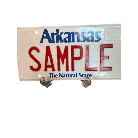 Arkansas "The Natural State" Collectible Replica  SampleLicense Plate - Picture 1 of 2